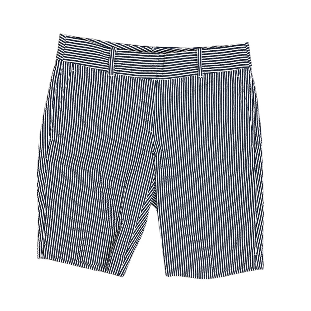 Ann Taylor Seersucker Bermuda Shorts NWT (T) - Picture 2 of 8